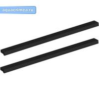 Комплект ручек Nova (2 шт.) 192 мм черный матовый